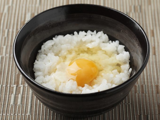 たまごかけご飯（ごはん半分）