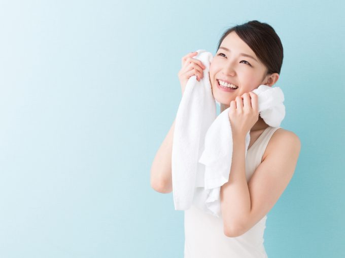 運動効果を実感する女性