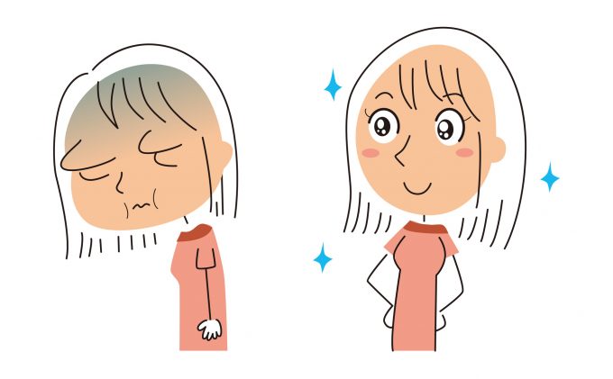 水太りを解消する女性